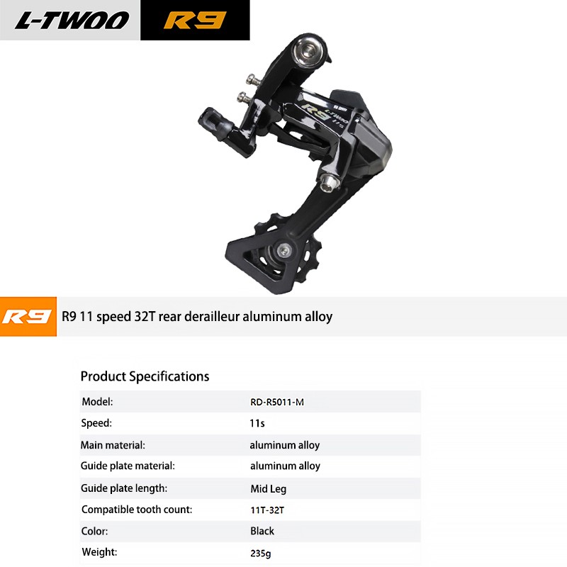 LTWOO R9 2×11 Speed Road Bike Groupset Shifters Lever Derailleur Cassette Chain