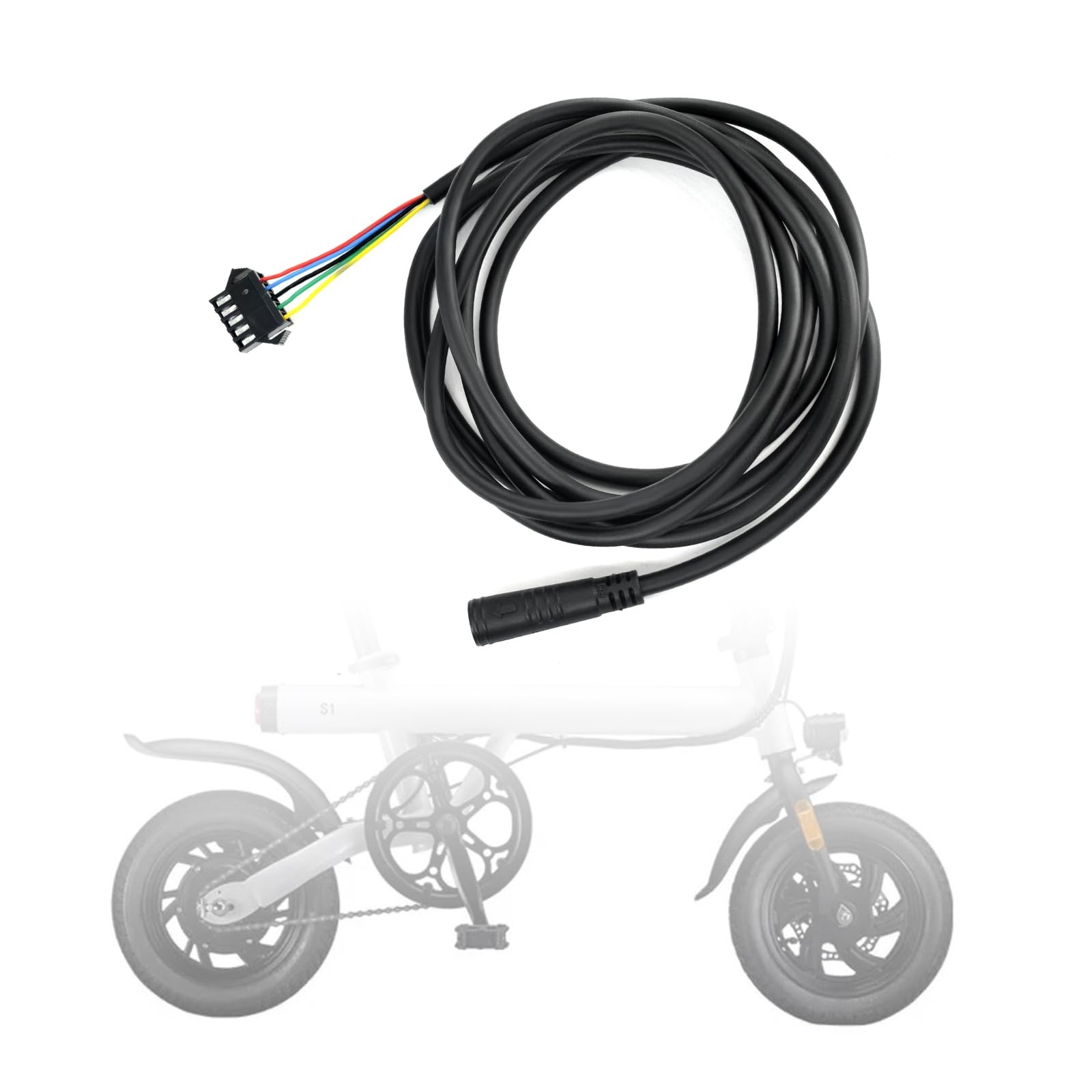 ZLiT 5 Pins Extension Conversion Cable for Electric Bike Female to Male Wire …