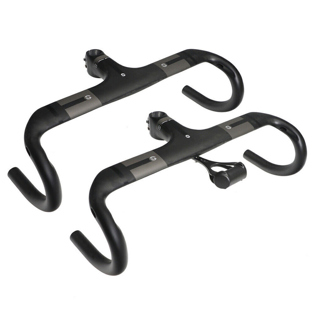 UD Integrated Bar Stem Road Bike Handlebars Carbon Fiber 28.6mm*400/420/440mm