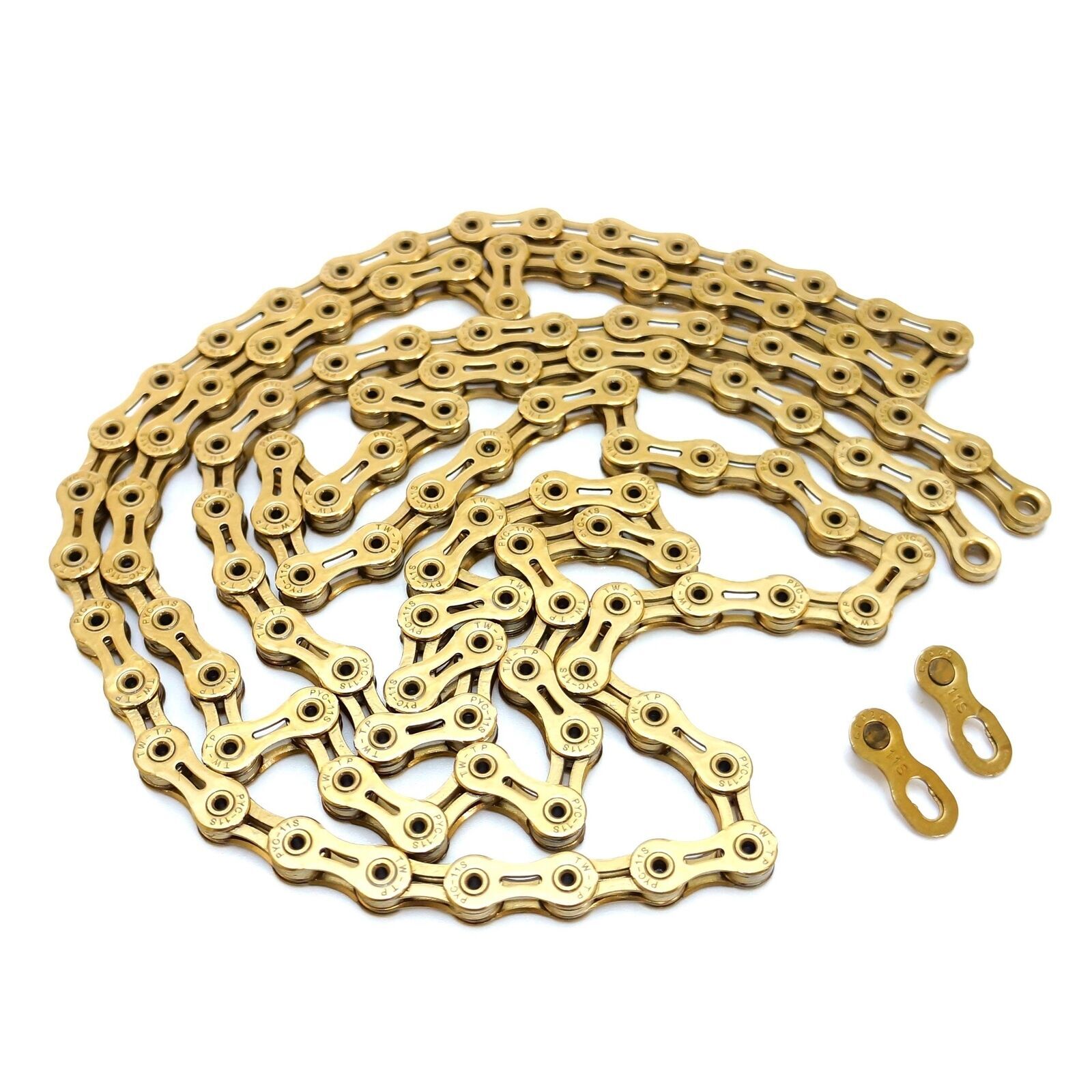 TIPSUM X11SL Ti Gold 11S 118L Road MTB Bike Chain fit all transmission Groupset