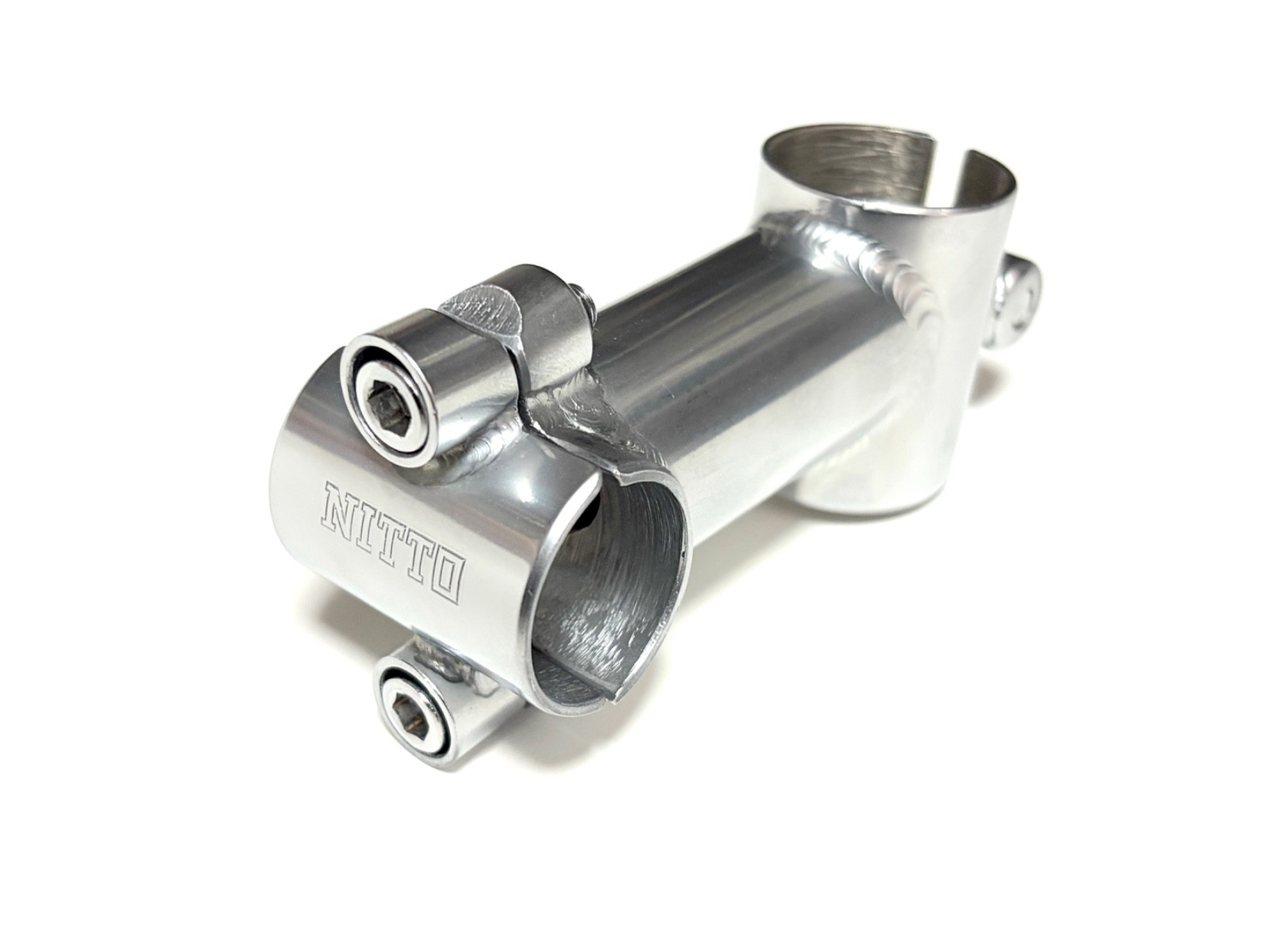 NITTO CrMo Threadless Stem 25.4mm Clamp 28.6mm 70mm Silver Japan