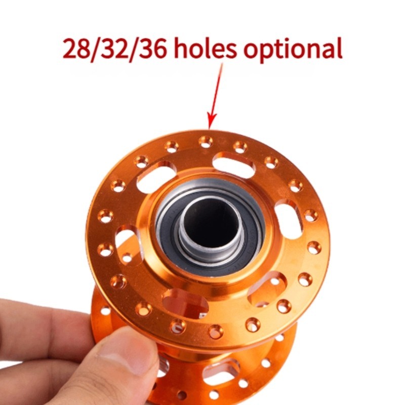 Bicycles Front Rear Hub Bike Hub 4 Bearing Front Rear 28/32/36 Hole Bicycles Hub