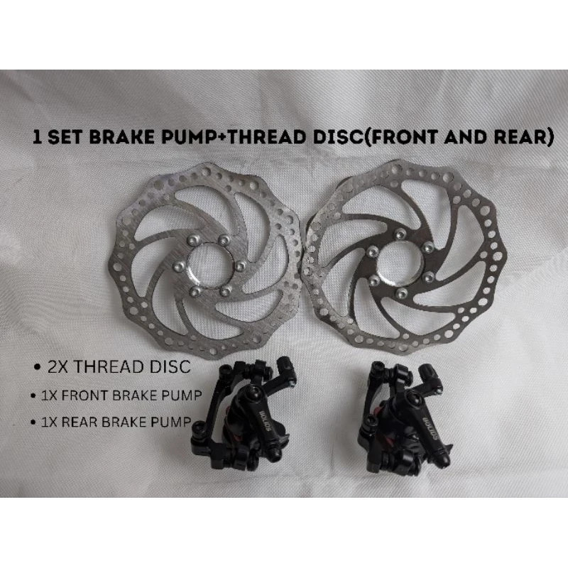Bicycle Disc Brake Set F/R Full Set MTB Brake Disc BiCycle BMX/Foldingbike/MTB