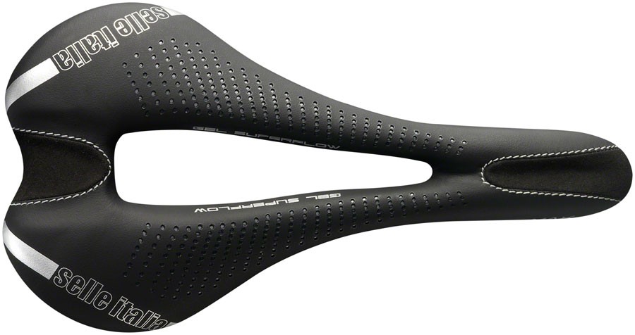 Selle Italia Max SLR Gel Superflow Saddle, L3, Ti316, Black