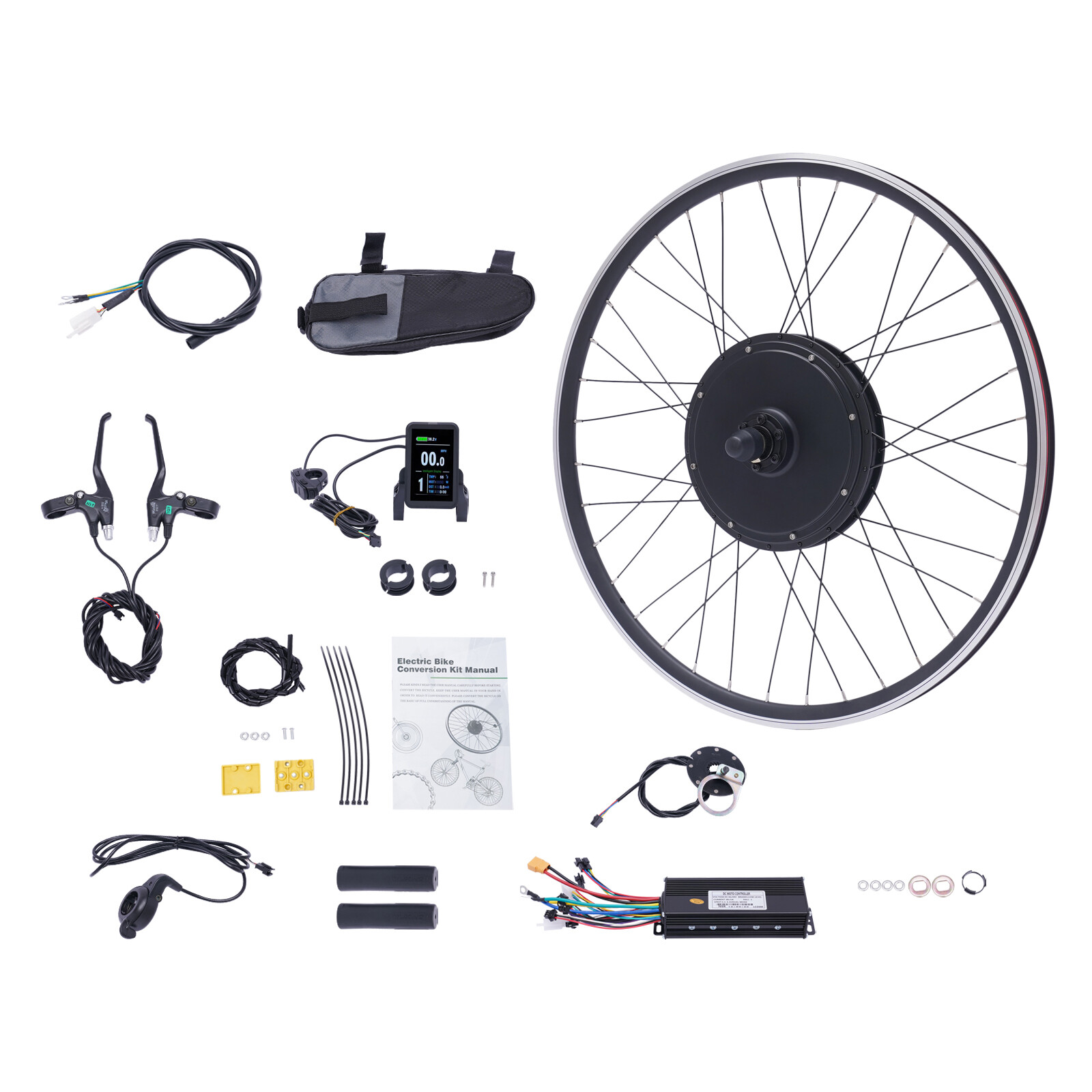 48V 1000W E-Bike Conversion Kit 28/29 Inch Front Wheel & Hub Motor Electric Bike