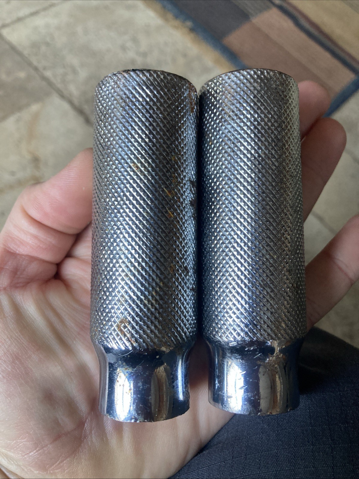 Chrome Plated Bike Foot Pegs