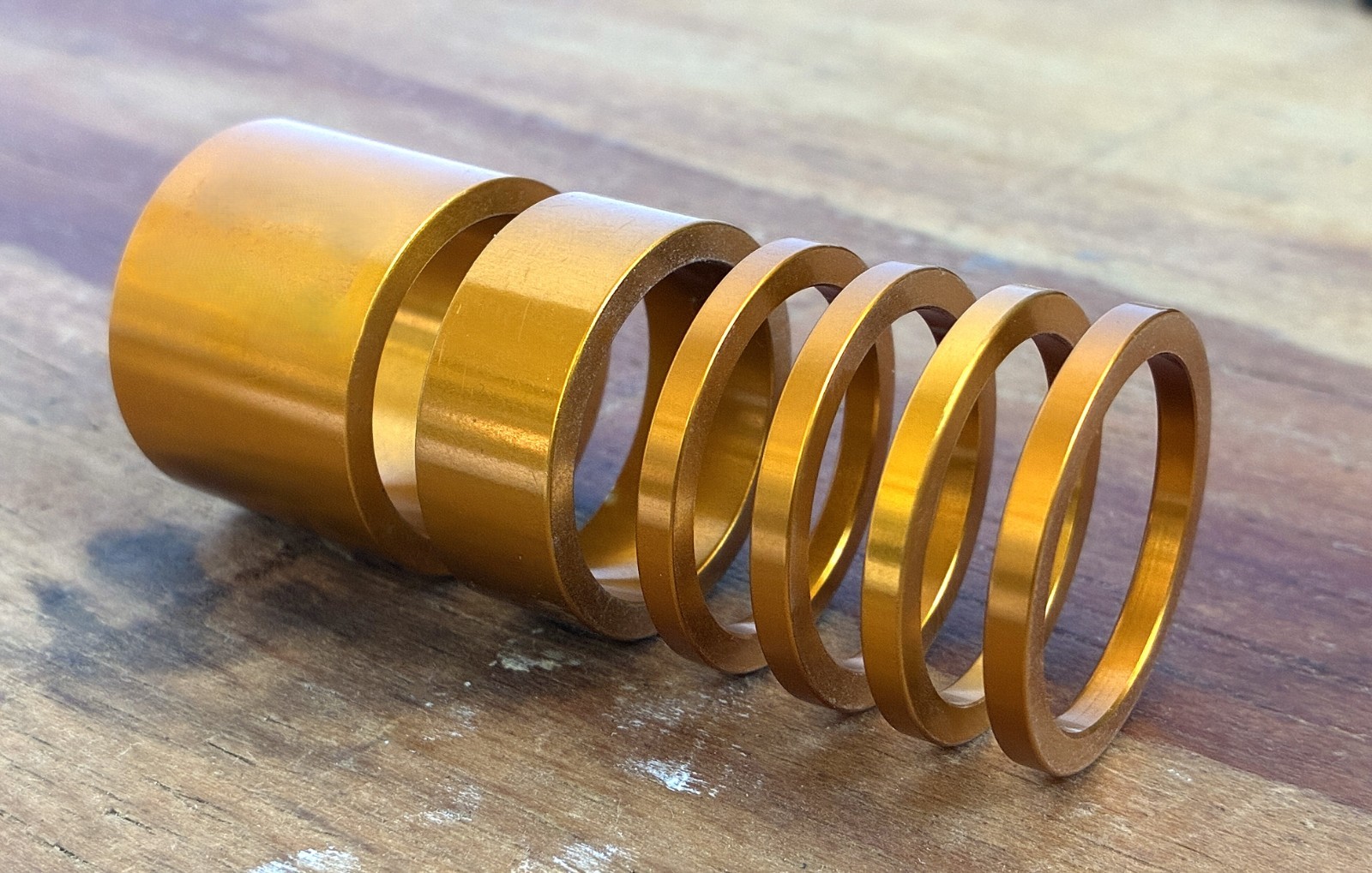 NOS Chris King 1″ Spacers – Multiple Colors @ 3 – 6 – 12 – 25mm Made in USA