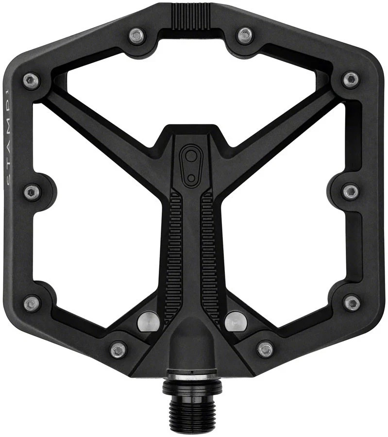 Crankbrothers Stamp 1 Gen 2 Pedals – Platform, Composite, 9/16″, Black, Large