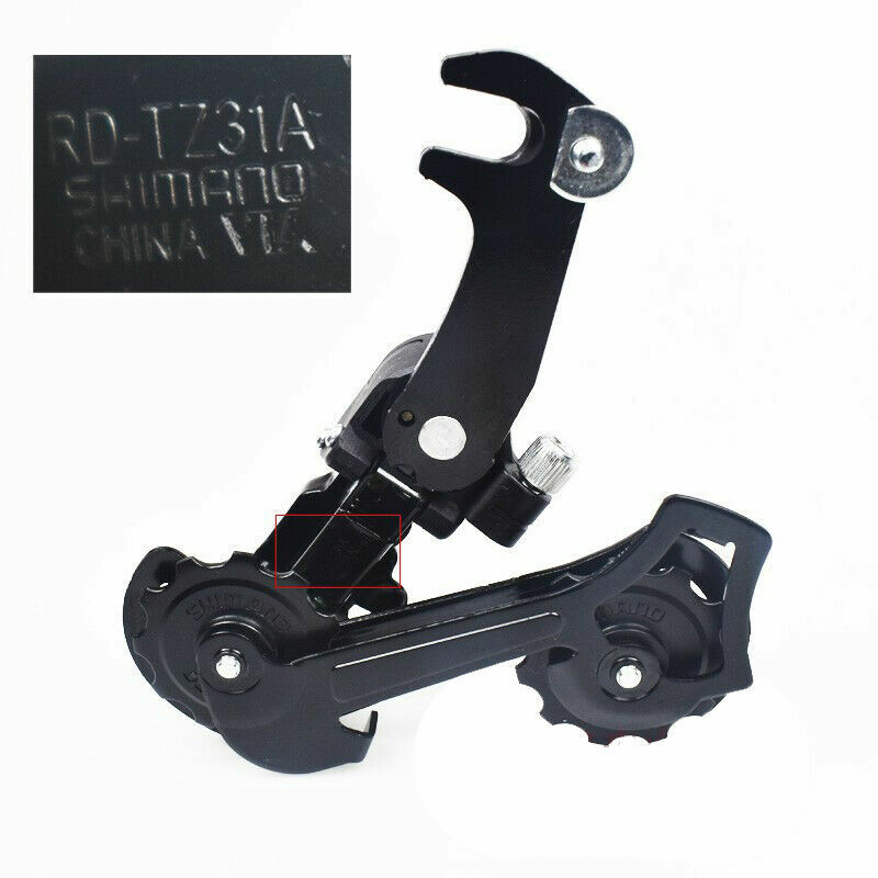 SHIMANO TOURNEY RD-TZ31-A-GS Rear Derailleur 6/7 Speed Direct/Hanger MTB Bicycle