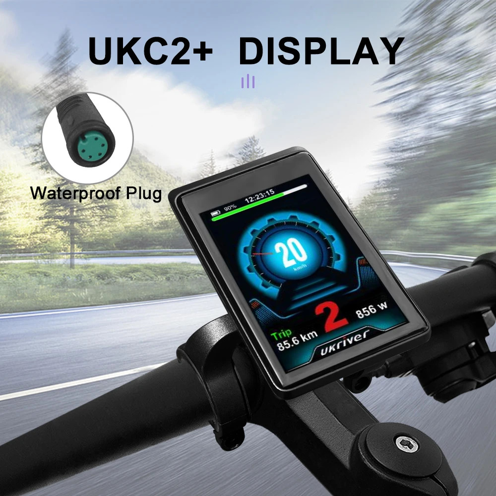 24V-72V Electric Bicycle Lightweight Waterproof Display for Mid Drive Motor