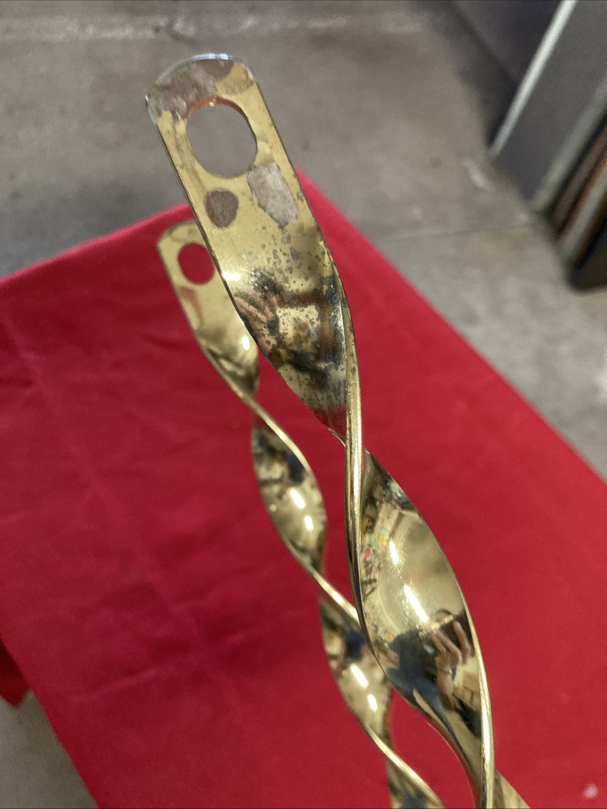 Vintage Lowrider 20 In? Bumper Flat Twisted Gold