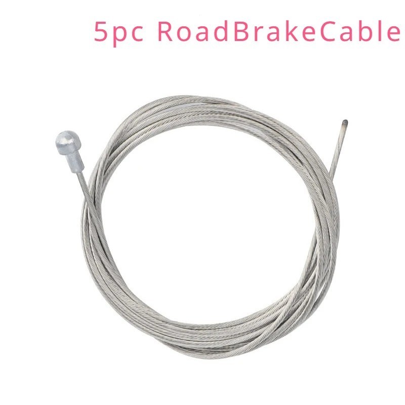 5PCS Bicycle Brake Shift Cable 1.7/2M MTB Road Bike Gear Wire Steel Line
