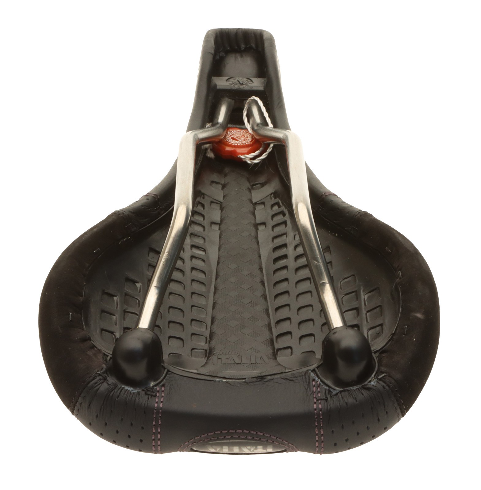 Selle Italia Flite Saddle Genuine Gel Ti Rails Perf. Black Leather NOS NIB NEW