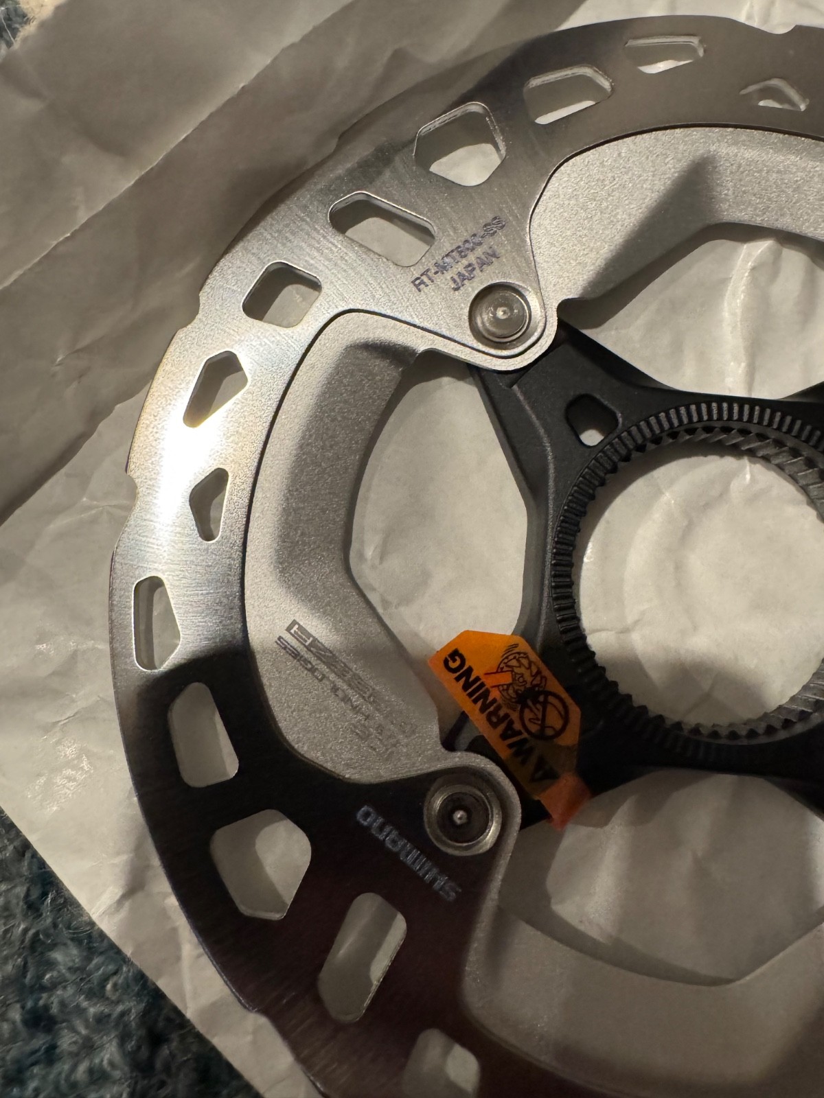 Shimano XT RT-MT800 IceTech Freeza centerlock disc bike rotor 140mm w/lockring