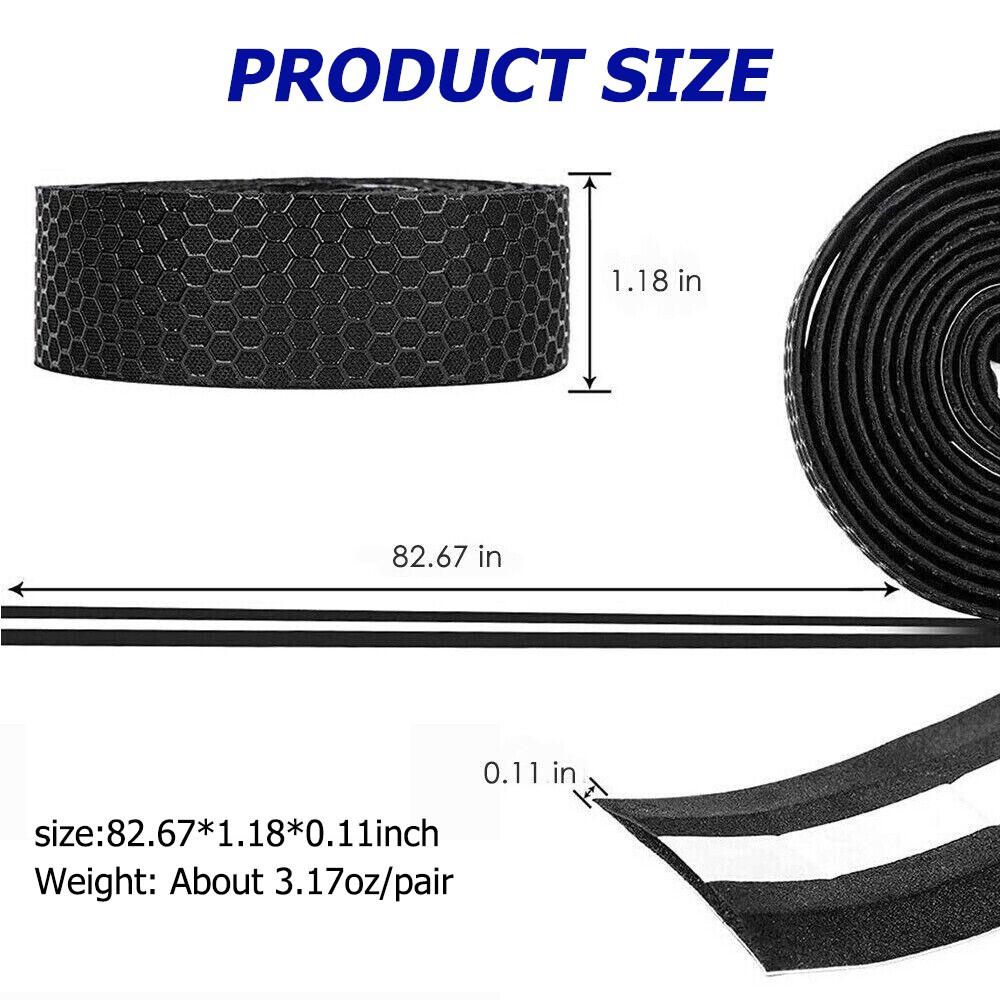 2PCS Bicycle Handlebar Tapes Road Bike Handle Bar Wraps Non-Slip Soft EVA Straps