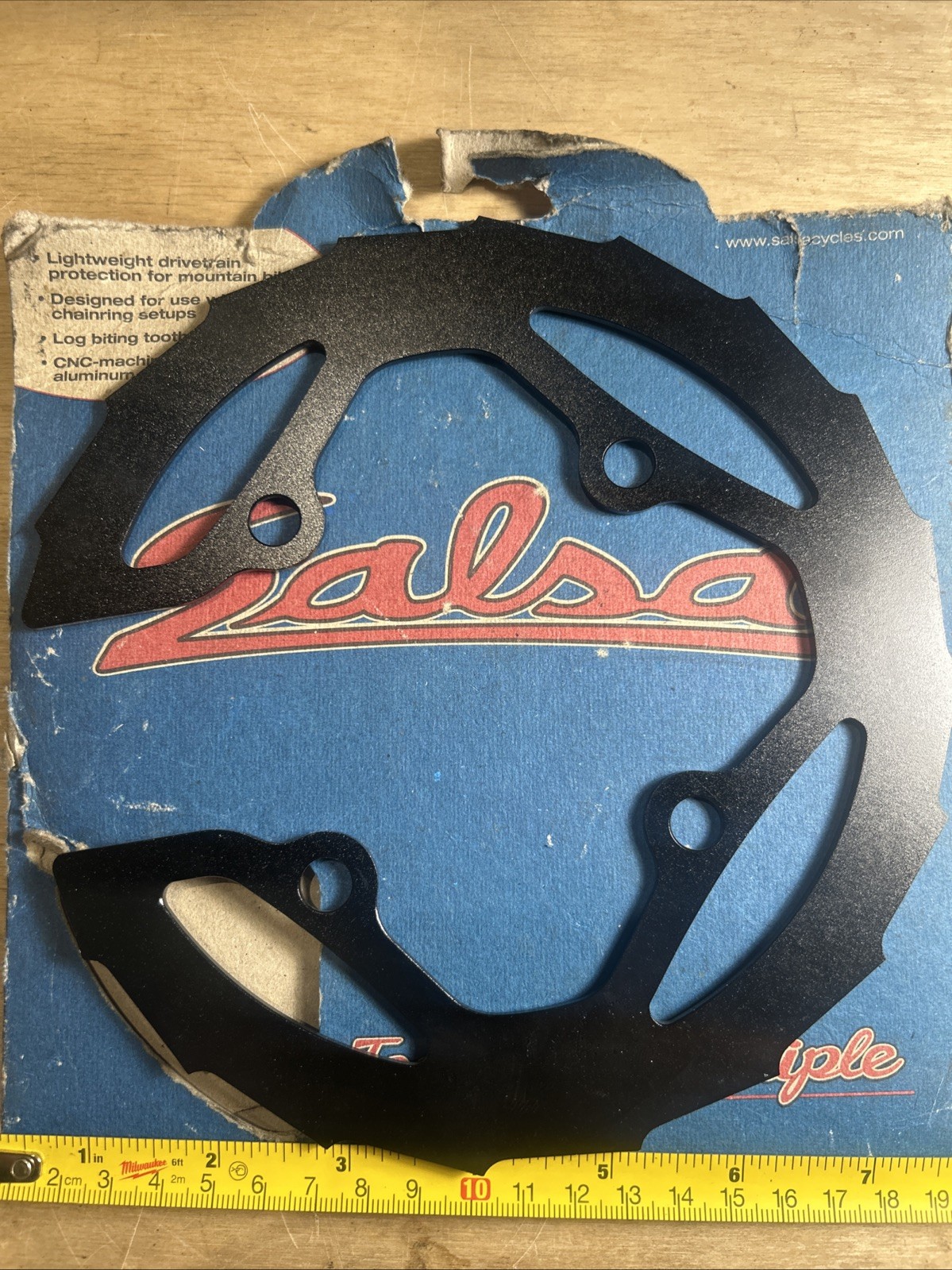 Salsa Tooth Fairy Triple Chainguard 44T Max Chainring 104 mm Spacing
