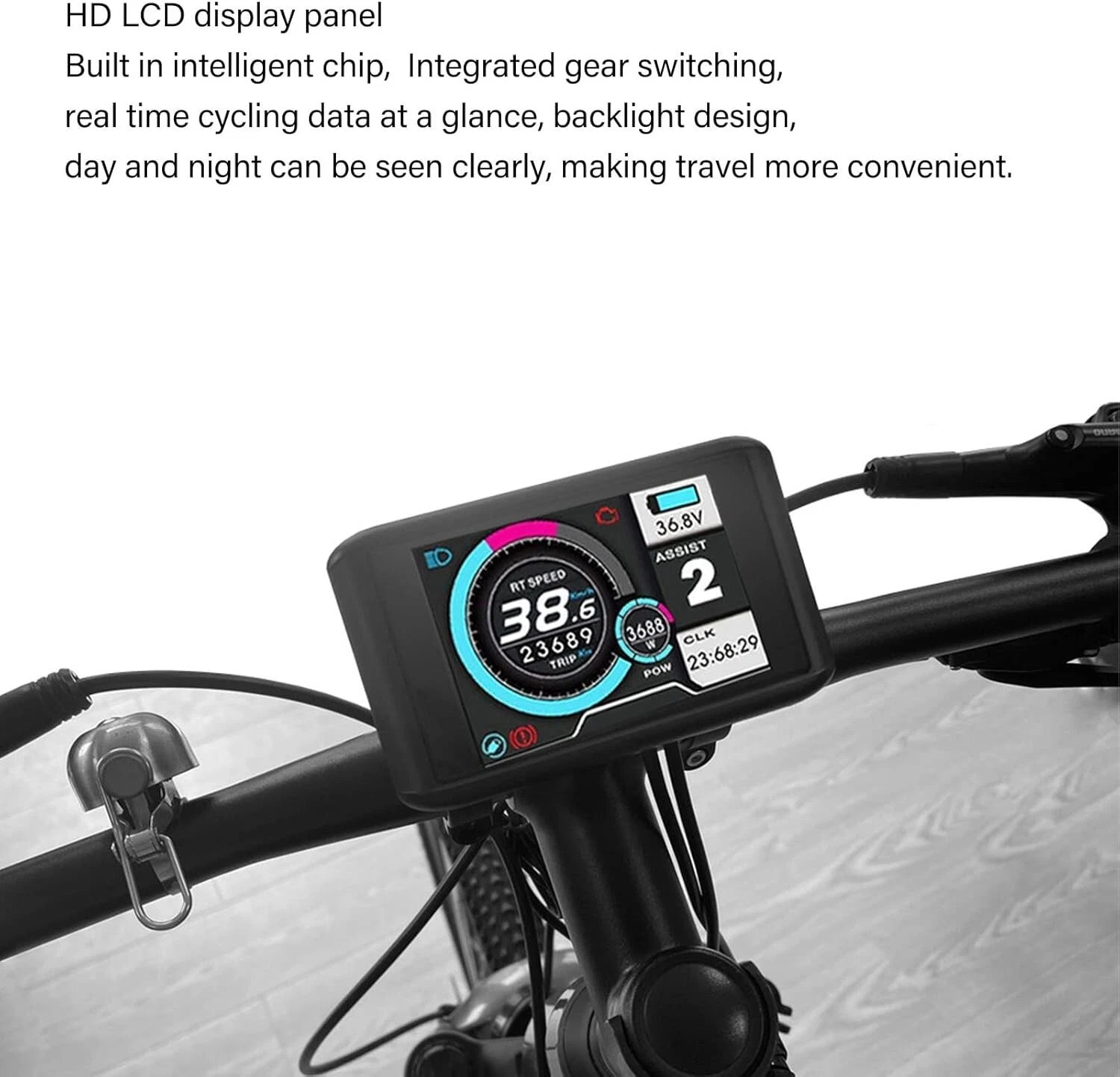 UKC1/UKC1+ LCD Colourful Display For Ebike Sabvoton Controllers APT protocol