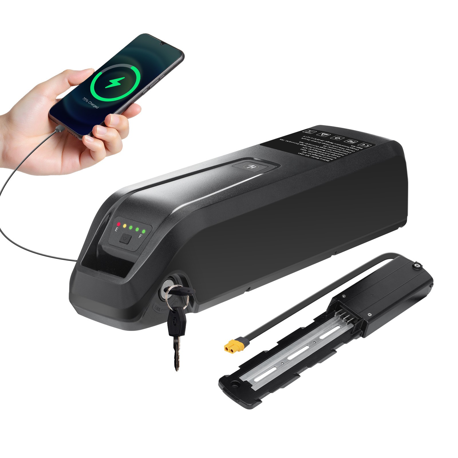 Ebike Battery 48V 10Ah/15Ah/20Ah f r 1500W Electric Bike Bicycle Lithium Battery