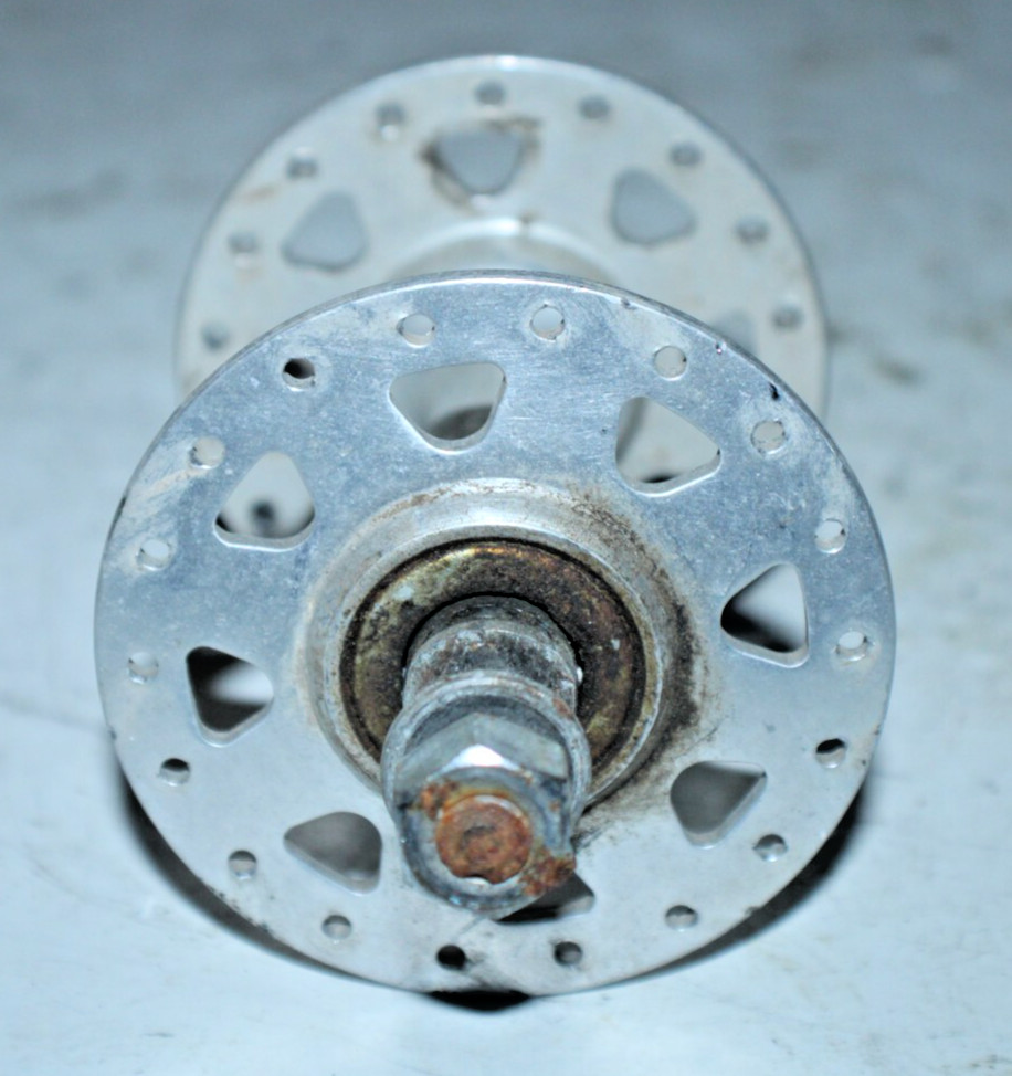 Vintage Model ’71 Front Road Bike Hub 36H 97mm High Flange Nut/Bolt USA Shipper!