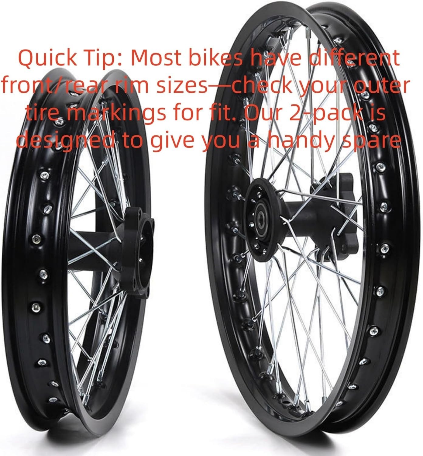 Motorcycle Rim Tape Heavy Duty Rubber 16 17 18 19 21 Inch Wheel Protects Tubes