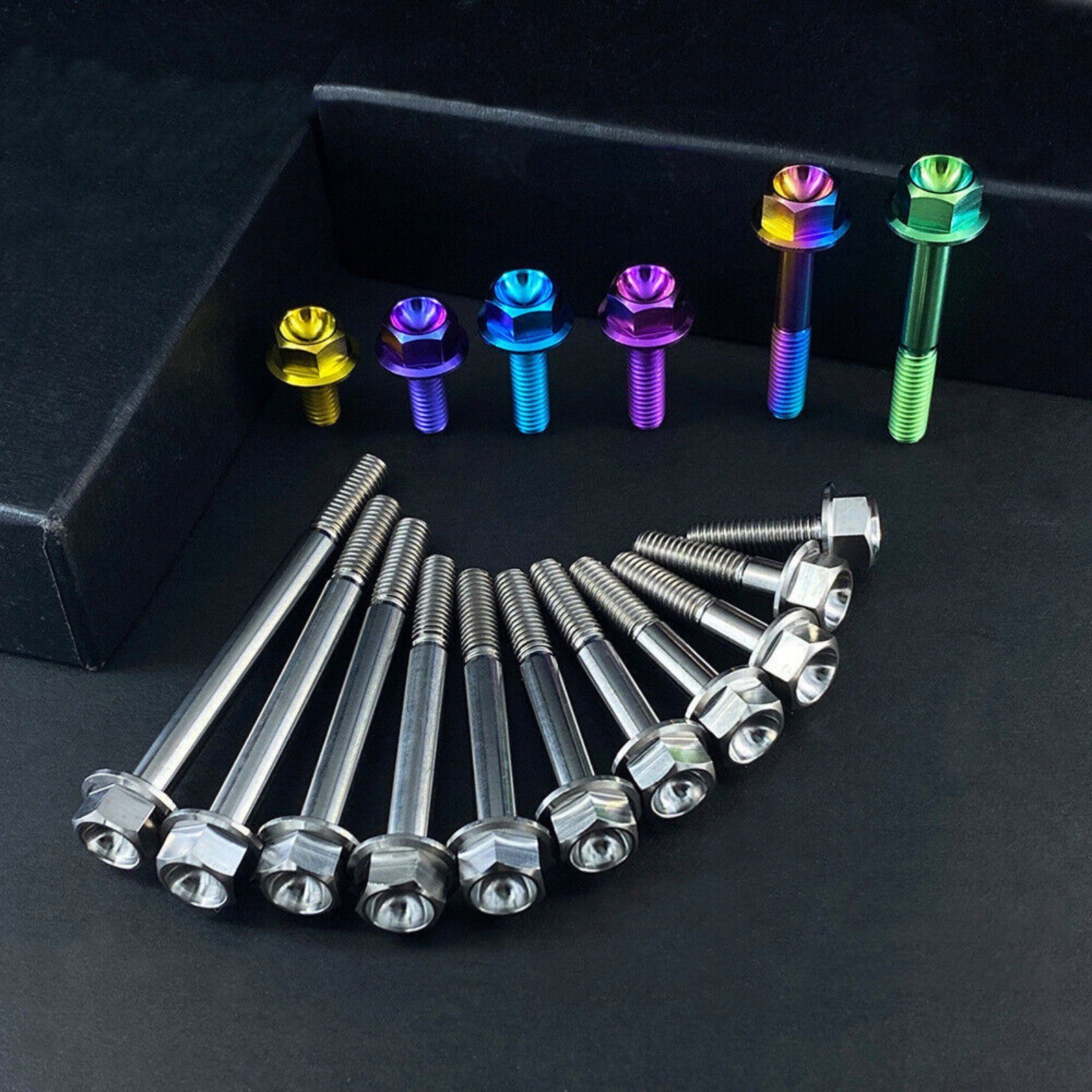 Titanium Bolt M8x15/20/25/30/35/40/45/50/55/60/65 Small Flange Hex Head Ti Screw