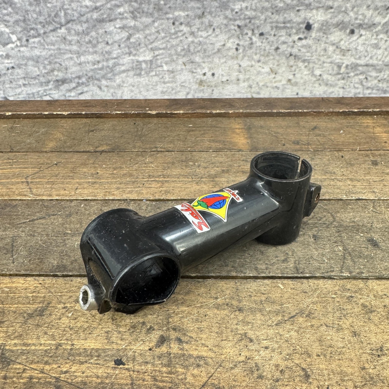 Vintage Salsa Cycles 1in Threadless Stem 25.4 Mm Clamp 80mm Black Steel MTB 90s