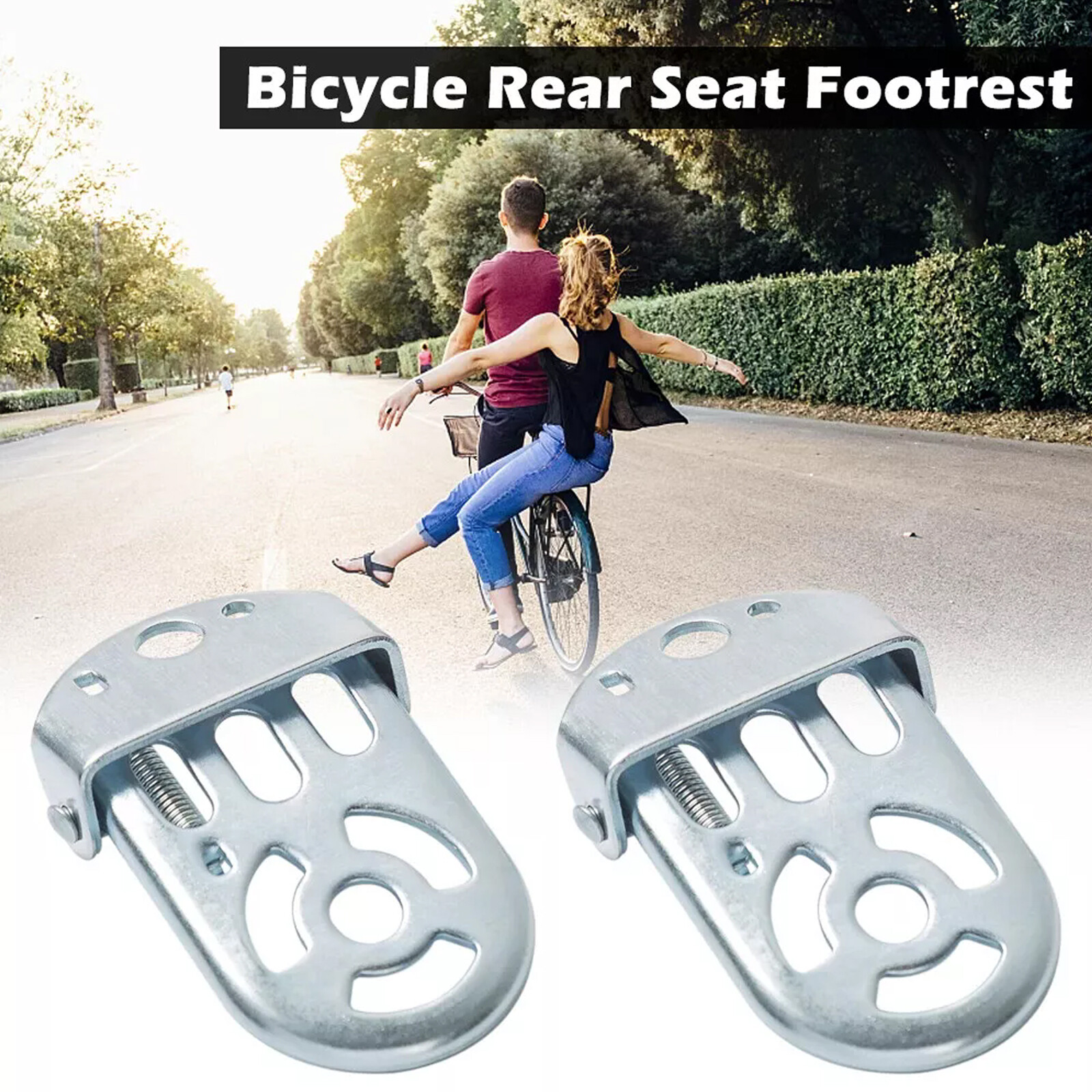 MTB Rear Rack Saddle Bike Child Seat Bike Saddle with Back Rest Back Seat