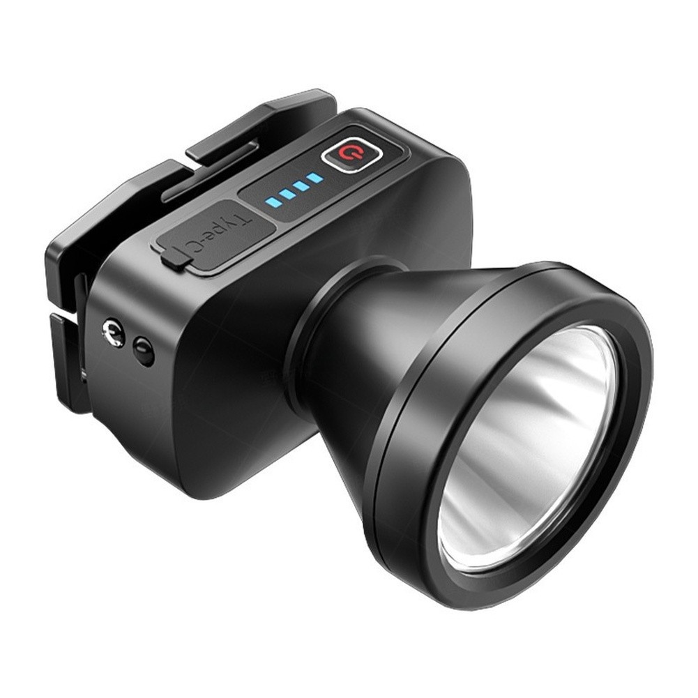 Motion Activated LED Headlamp Rechargeable 1200mAh Battery White Color