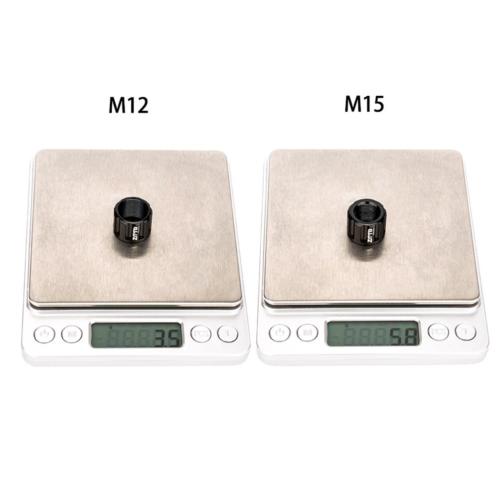 Bicycle Thru Axle Nut M15 P1.0 P1.5 P1.75 Hubs Shaft Cap Bike Accessorie