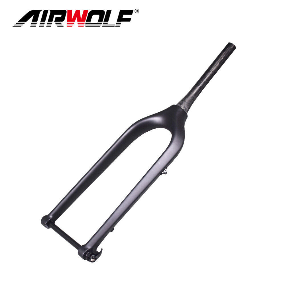 26er Carbon Fat Bike Fork Snow Beach MTB Bicycle Tapered Forks Fit 5.0″ Tire