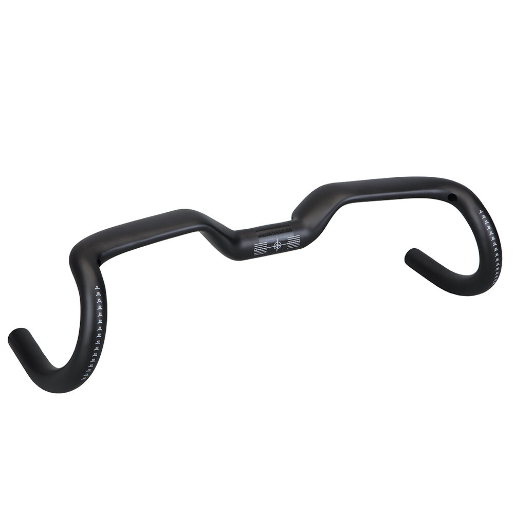 Carbon Fiber Road Bike Handlebar Rise 35mm Bicycle Aero Drop Bar 31.8*340-480mm