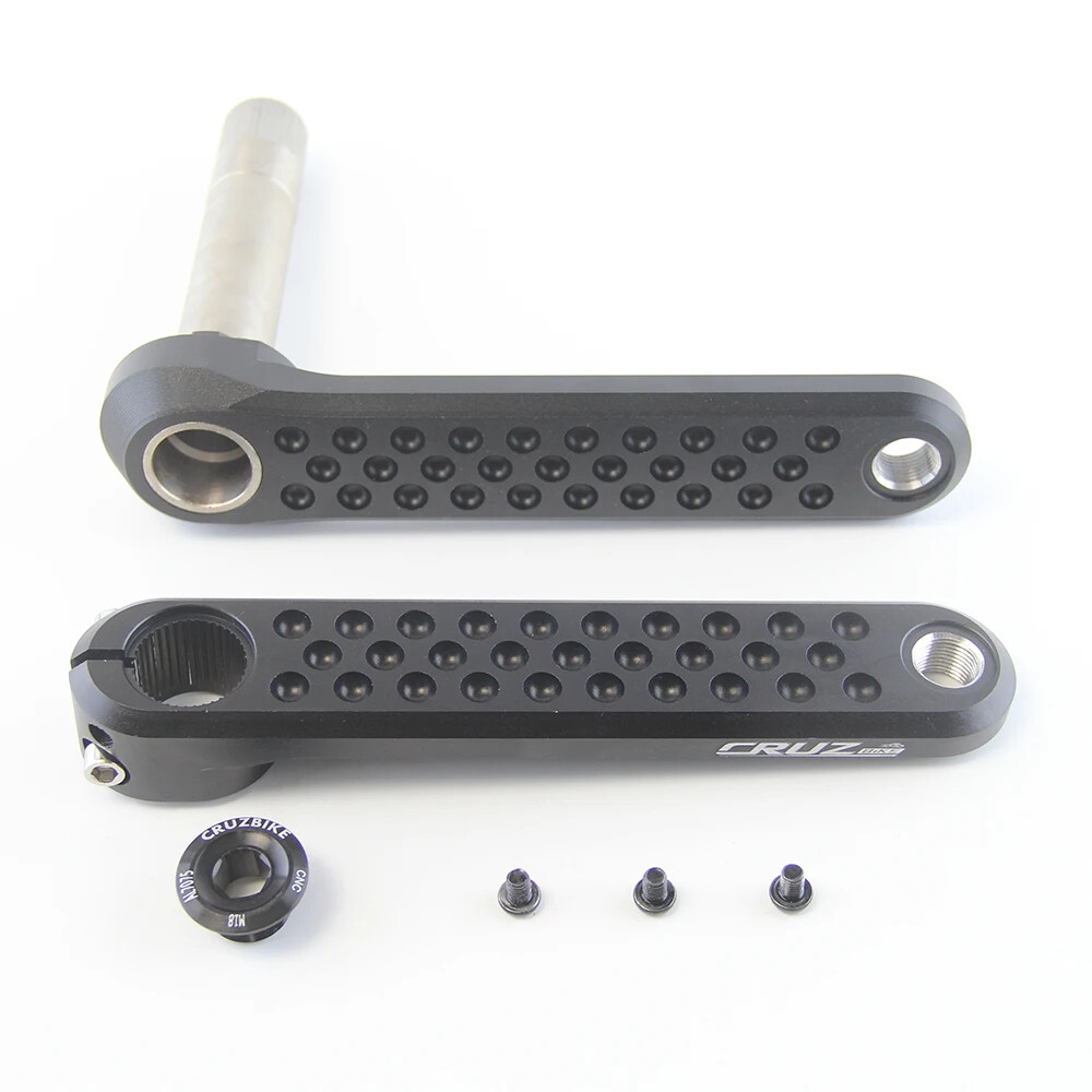 Road Bike Crankset 155/160/165/170mm Cranks with Double Chainring 46-30/48-32T