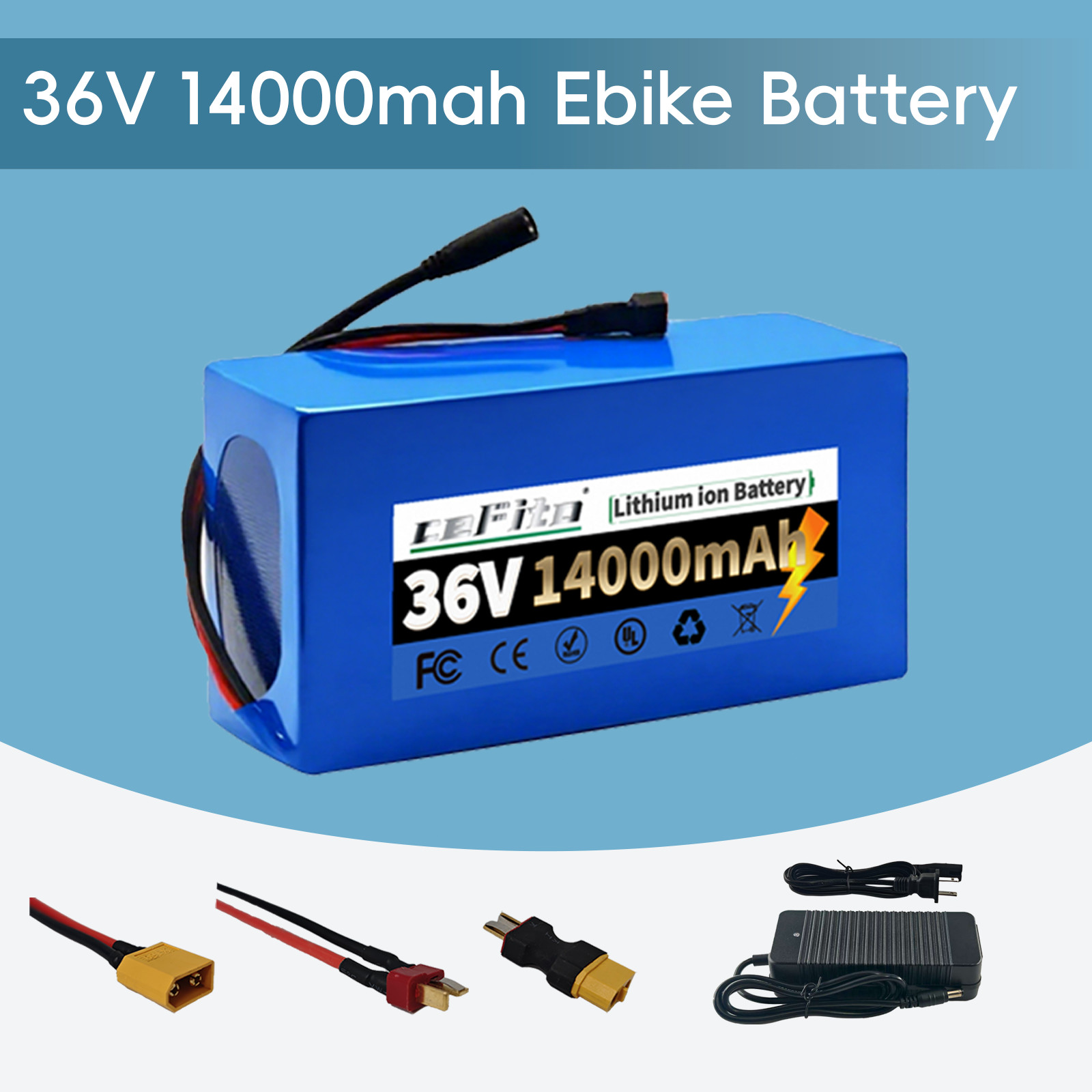 36V 14Ah Ebike Battery 36volt 14Ah E-Bike Lithium Battery for 0-1000W Motor