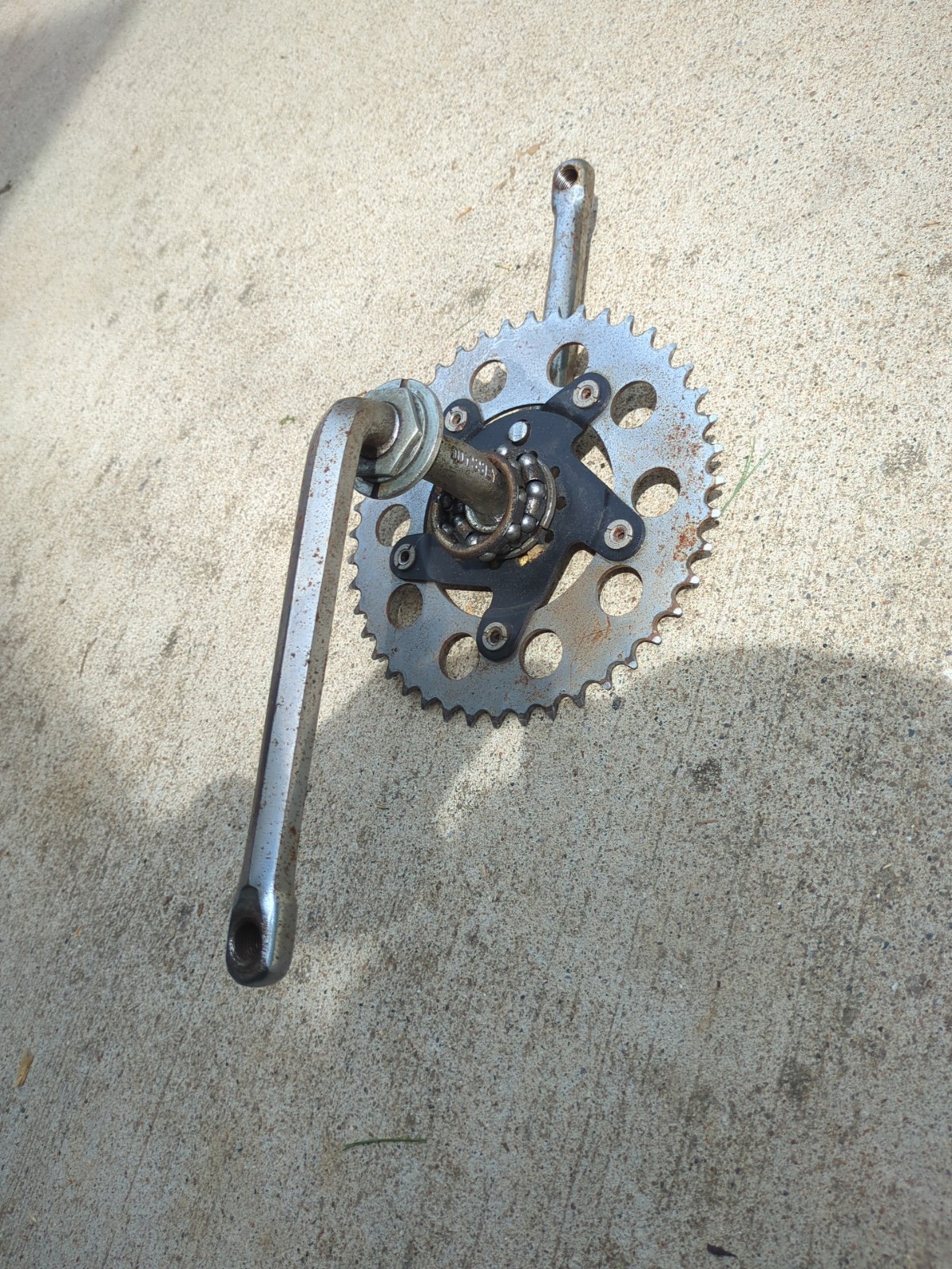 Odyssey JM175 Crank Set w/ Fox Sprocket Vintage 90s