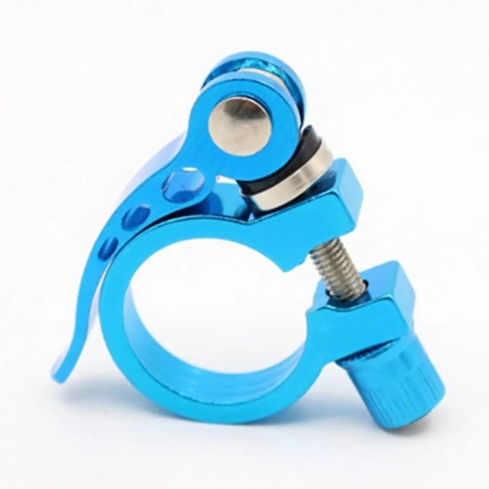 Bike Seatpost Clamp MTB Quick Release Seat Post Collar Aluminium Alloy 28.6 34.9