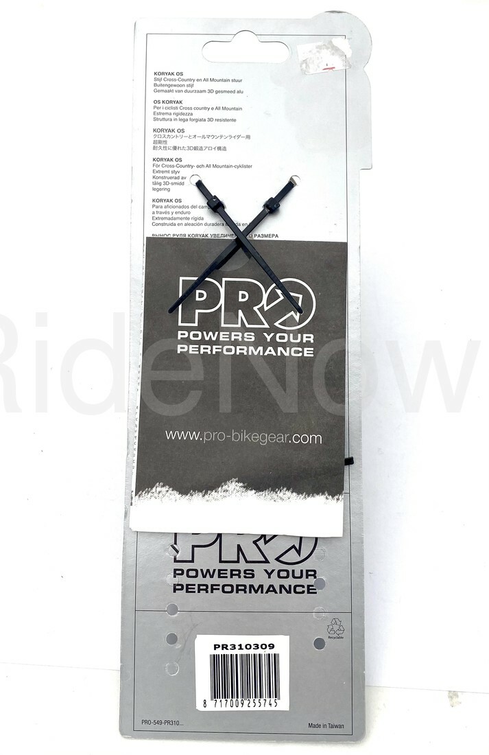 Shimano PRO KORYAK Bike Stem,1-1/8″, ±10°, 31.8×60/70/80/90/100/110/120mm,Black