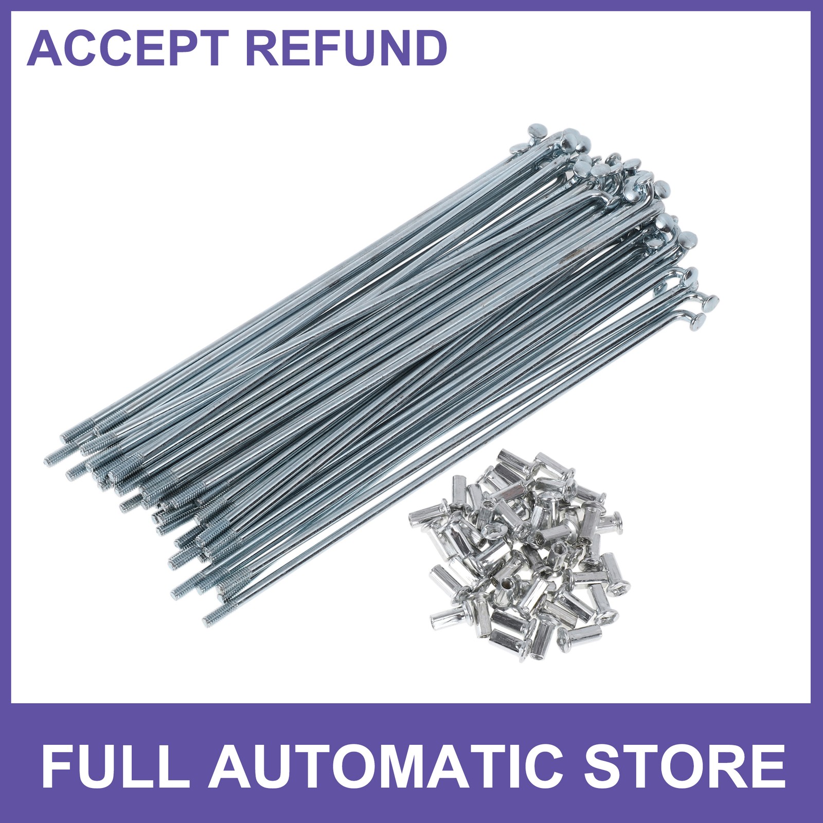 10G Bicycle Spokes 160mm Bike Wheel Spokes Carbon Steel Galvanized