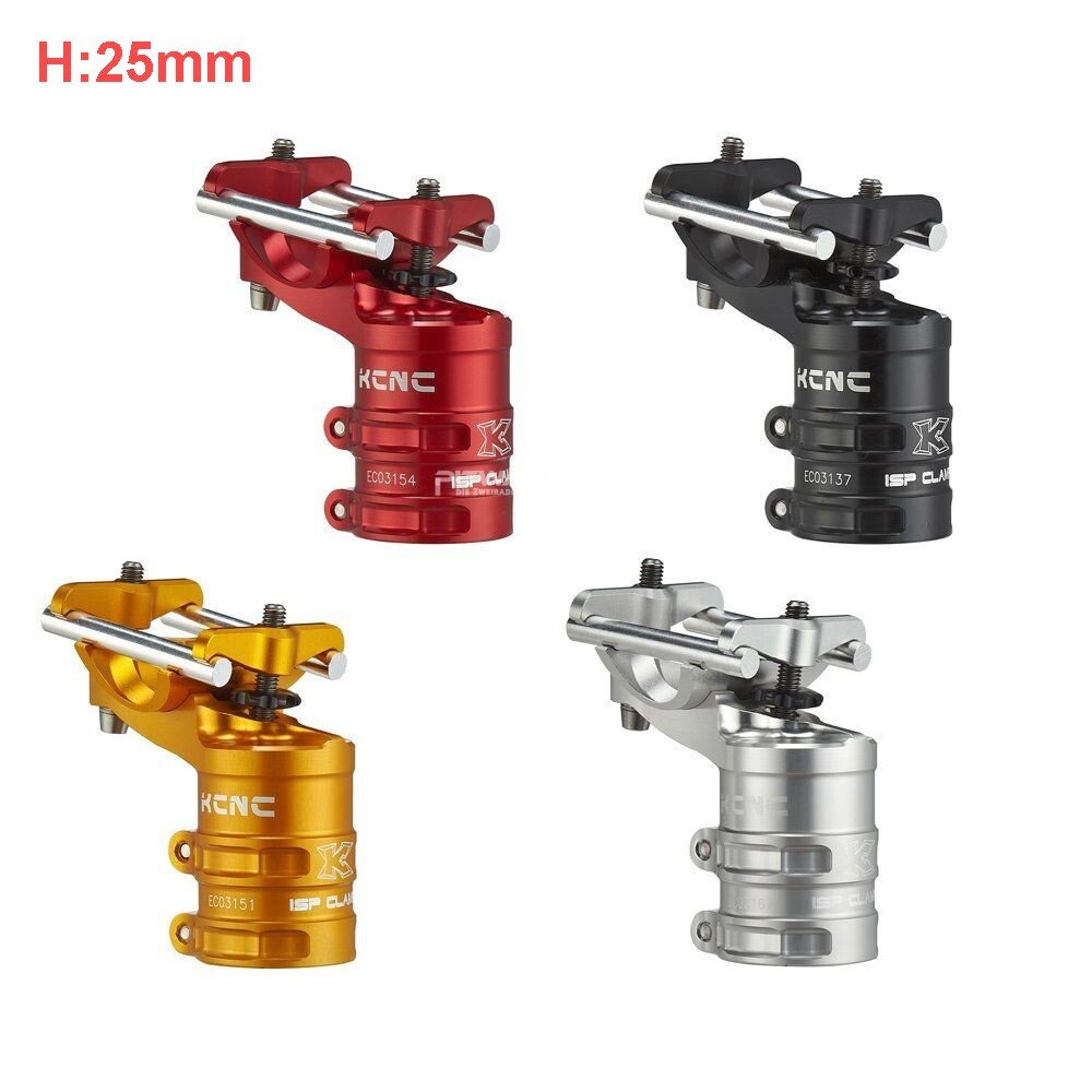 KCNC seatpost ISP Majestic Seat Clamp 34.9mm H: 50mm red black silver gold blue