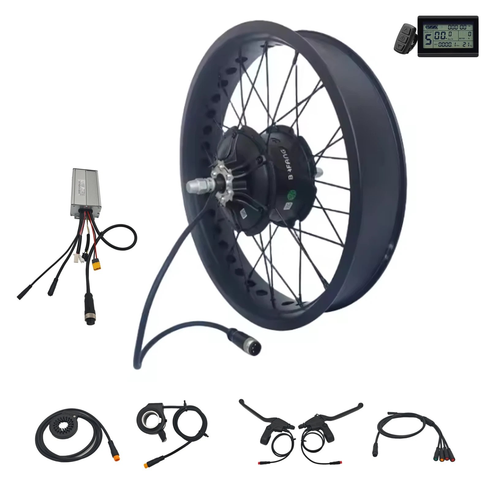 Bafang 48V 1000W Motor Fat Wheel kit Rear Cassette 20/24/26*4.0” 175mm 190mm