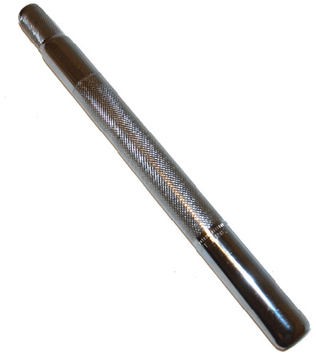 Heavy Duty 1″ BMX Seat Post / Silver Knurled Pattern Steel Seat Post NEW!