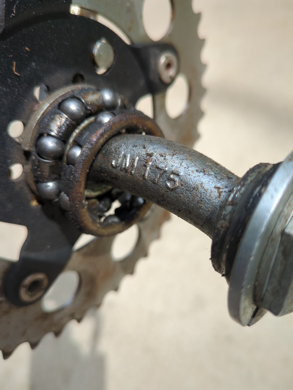 Odyssey JM175 Crank Set w/ Fox Sprocket Vintage 90s