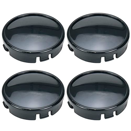 Wheel Center Caps,64mm Rim Hub Center Covers Outer 64 mm, Inner 64 mm Black