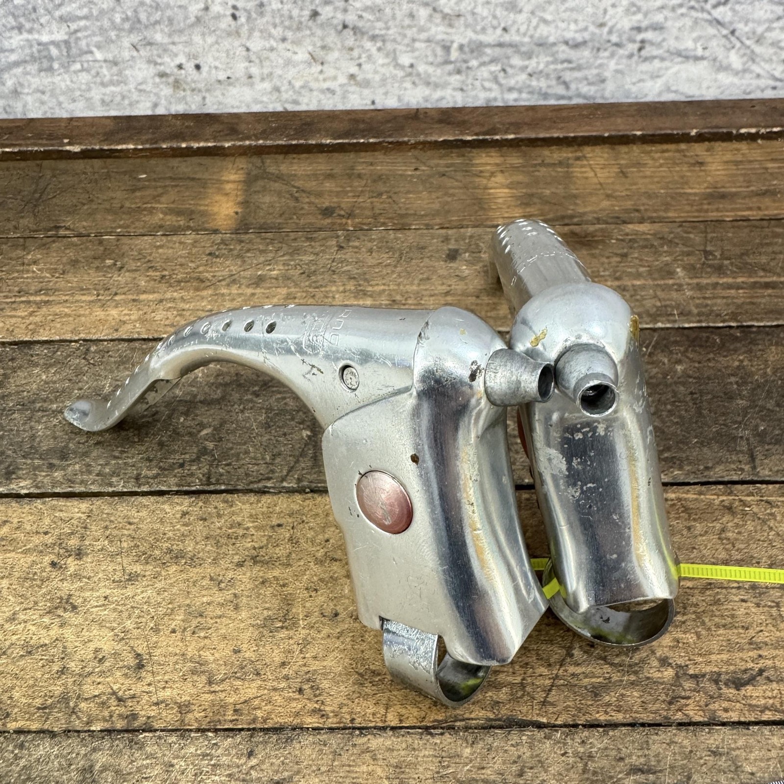 Vintage Shimano Dura-Ace Brake Levers Drilled 1st Gen Non-Aero Drop Bar 70s