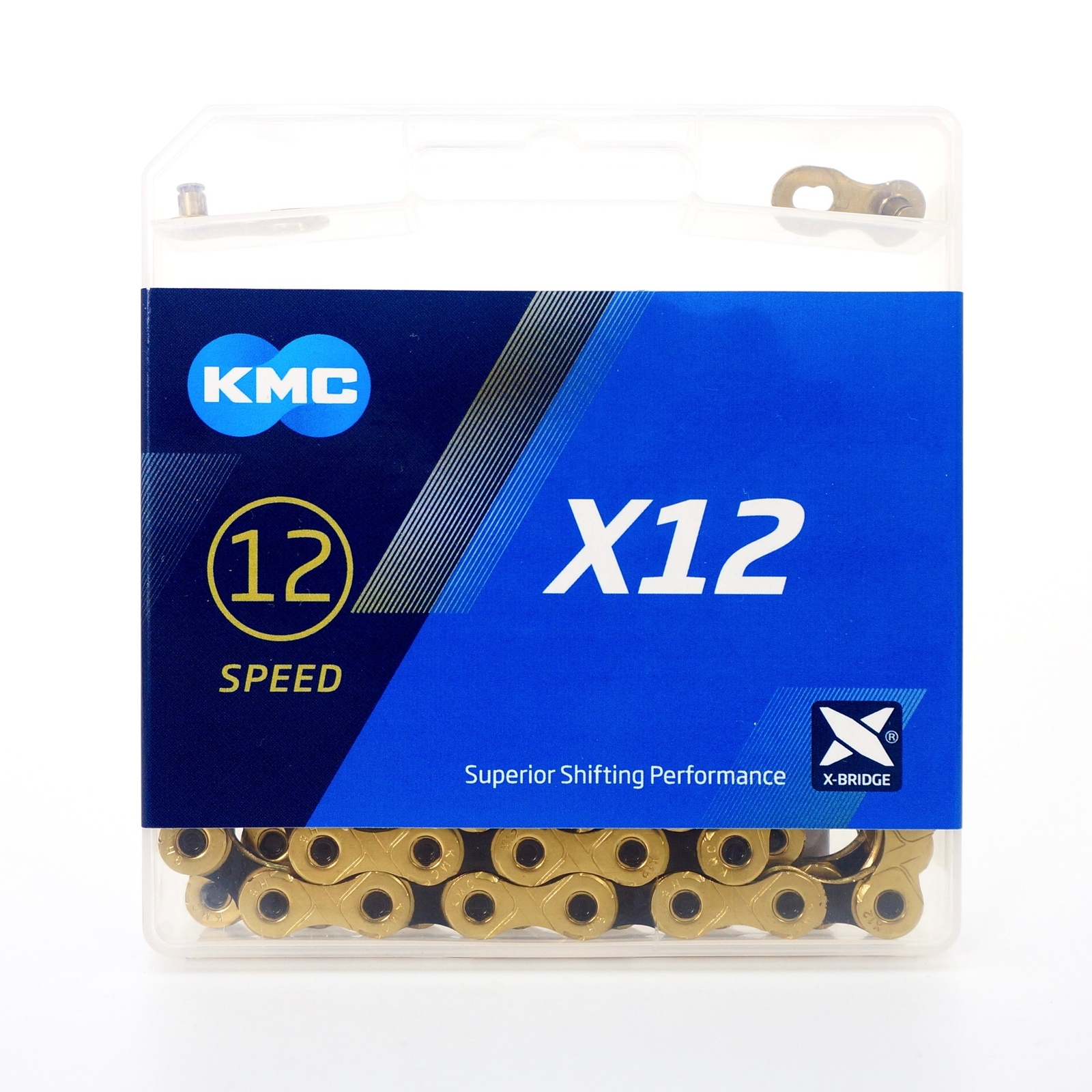 KMC X12 12 Speed Silver/Gold/Black & Gold Ti Bike Chain 126L fit SRAM Shimano