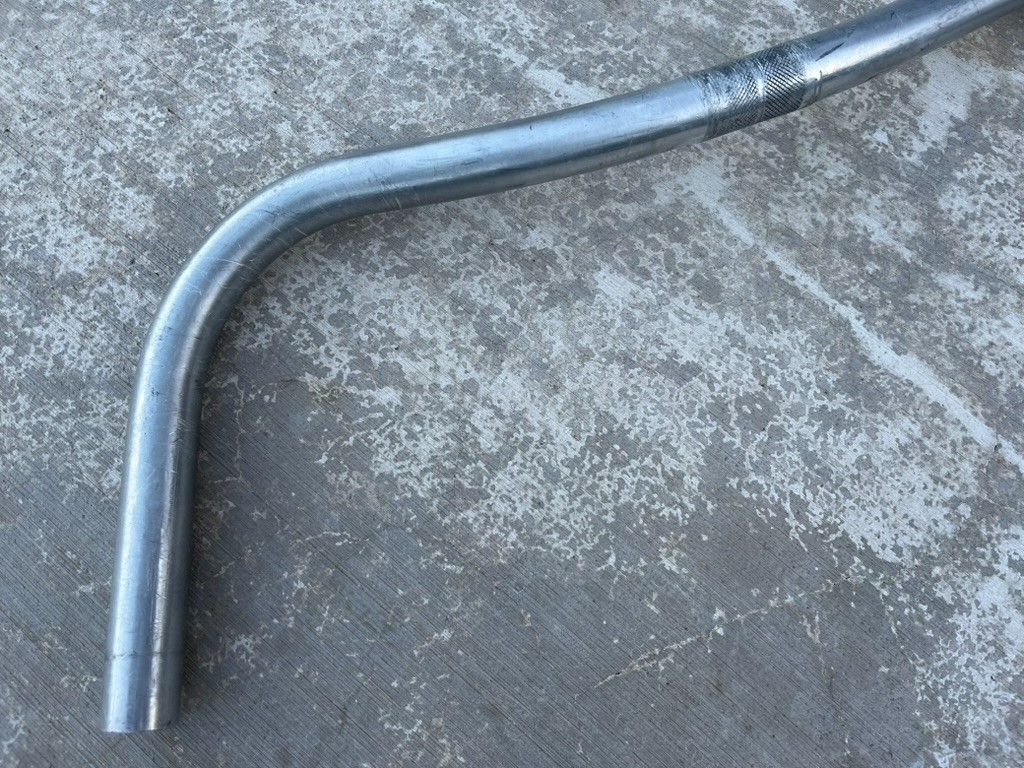 Vintage Unbranded French Porteur Alloy Handlebar | 24.5×525 mm / VGC