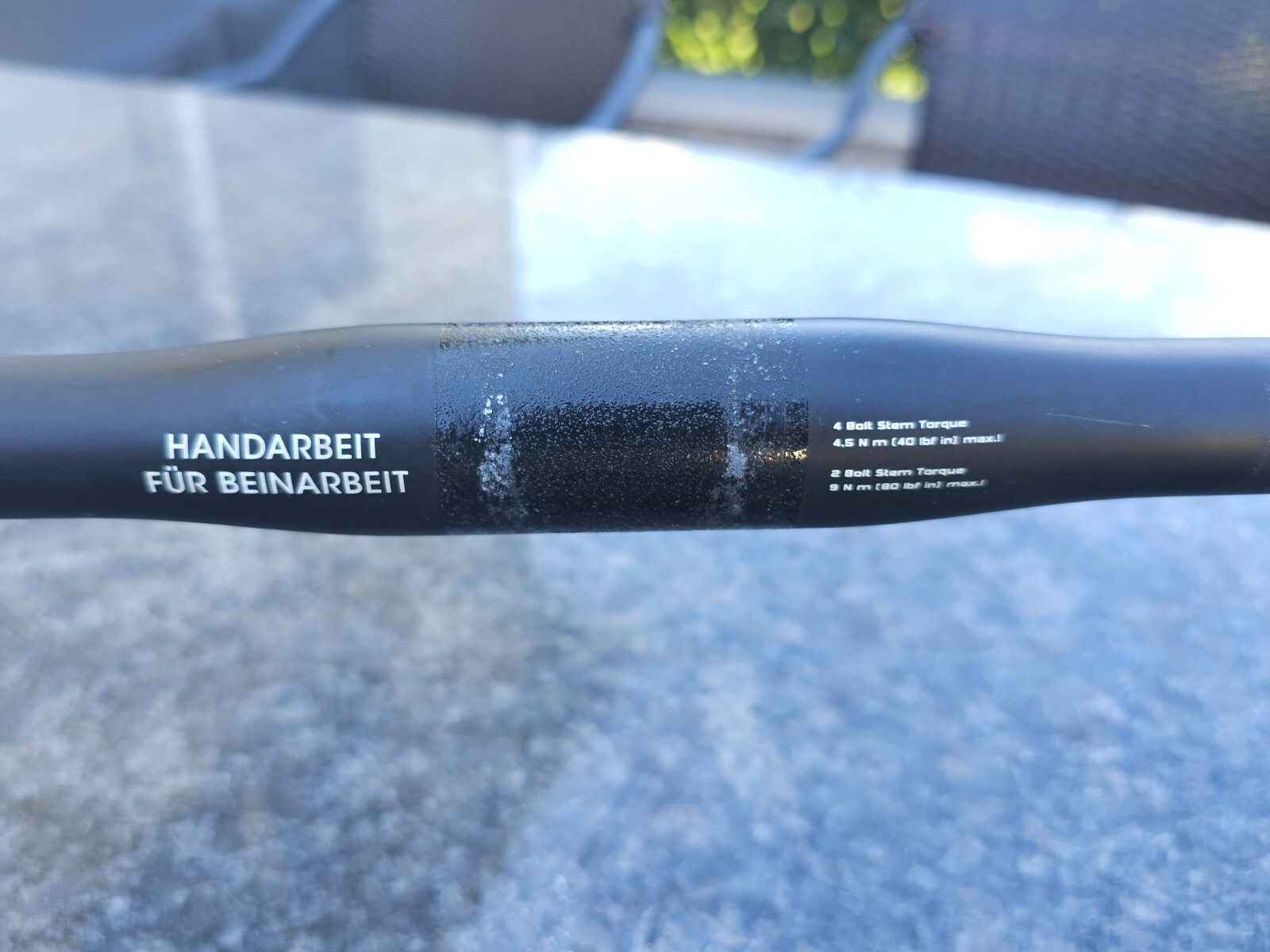 LIGHTWEIGHT Germany Handarbeit Handlebar 44cm Carbon Fiber Drop Handlebar