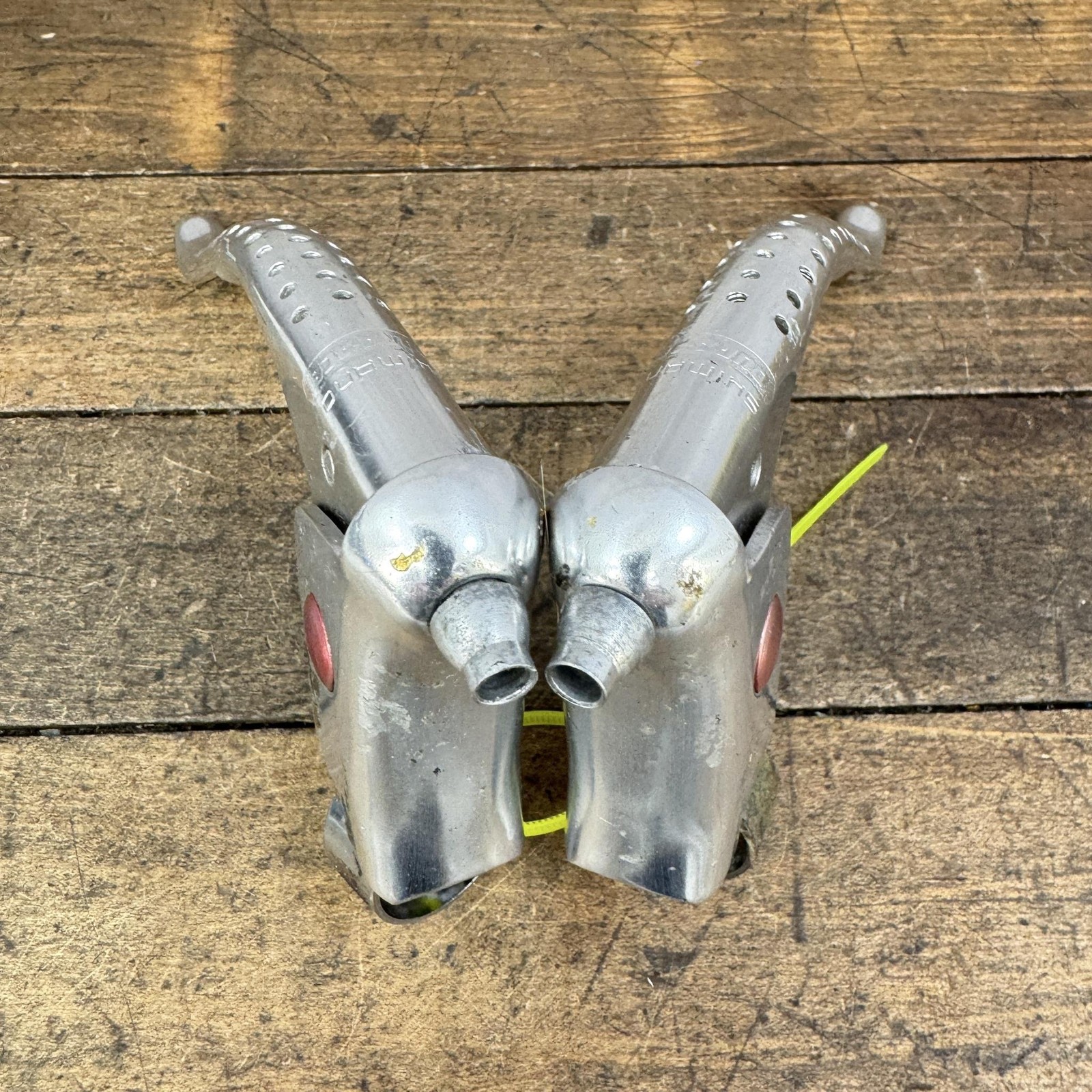 Vintage Shimano Dura-Ace Brake Levers Drilled 1st Gen Non-Aero Drop Bar 70s