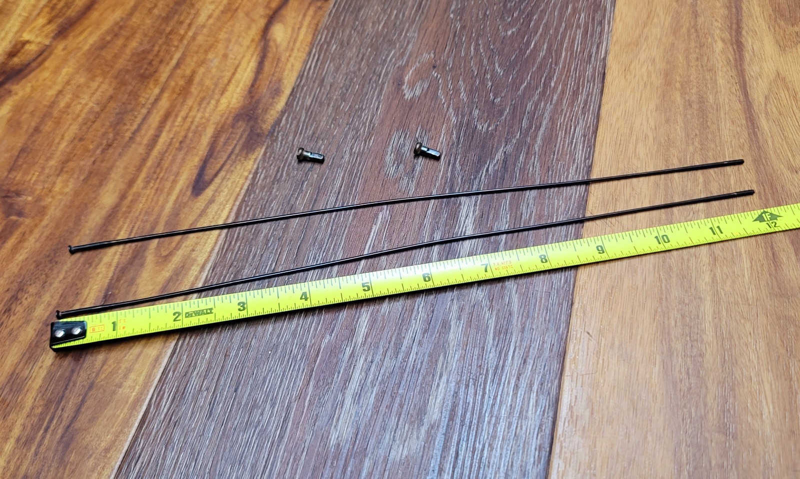2pk DT Swiss Competition Straight Pull Nail Head Spoke 305mm Double Butted Black