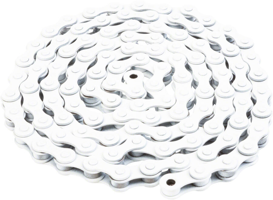 Odyssey Bluebird Chain – Single Speed 1/2″ x 1/8″, 112 Links, White
