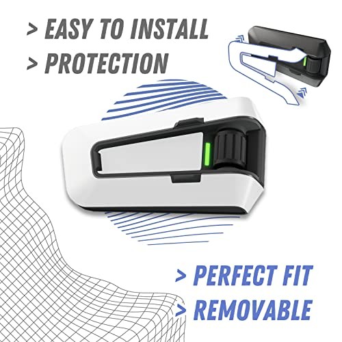 Motorcycle Bluetooth Headset Cardo Packtalk Edge Pe-black Carbon Fiber